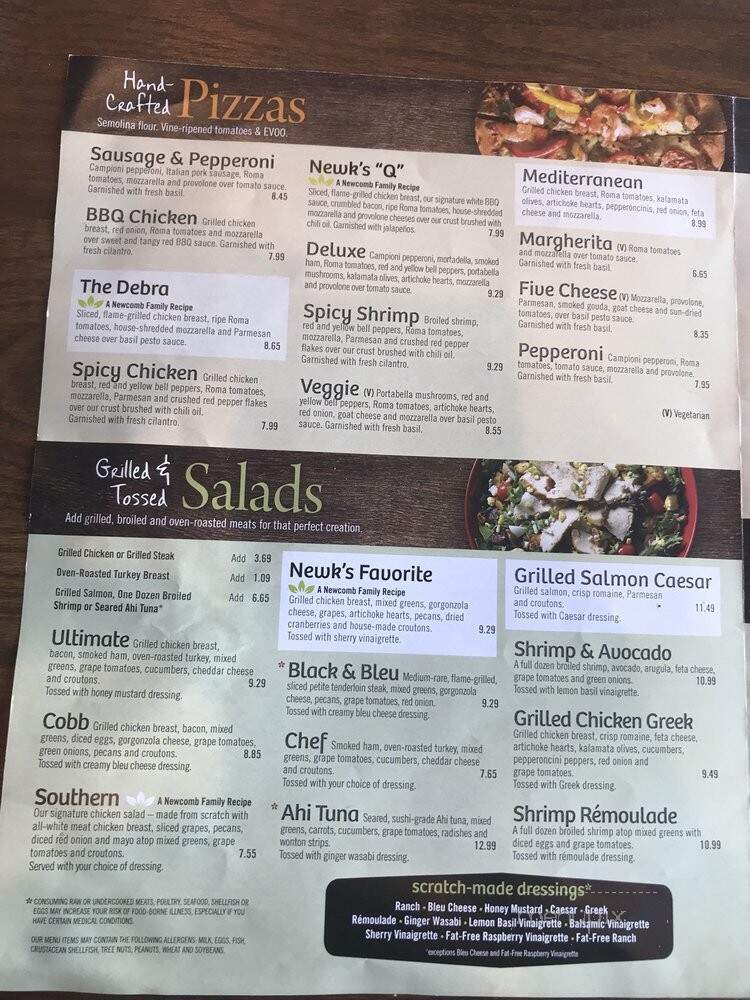 Newk's Eatery - Kennesaw, GA menu_pic