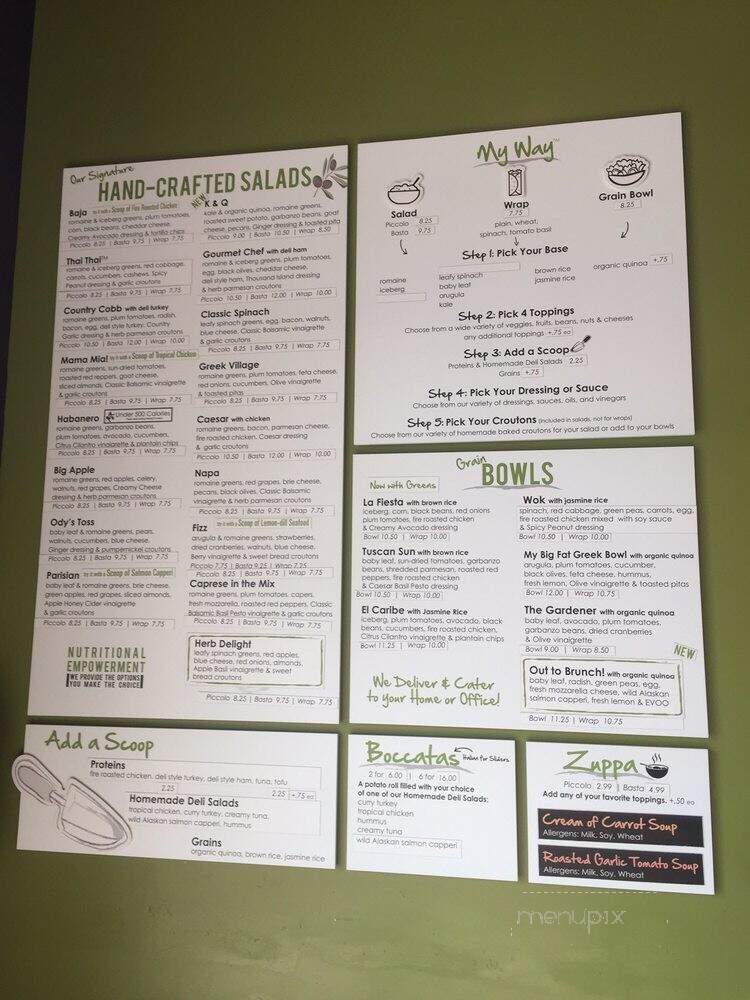 Giardino Gourmet Salads - Doral, FL menu_pic