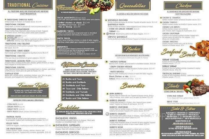 El Camino's - Salem, IN menu_pic
