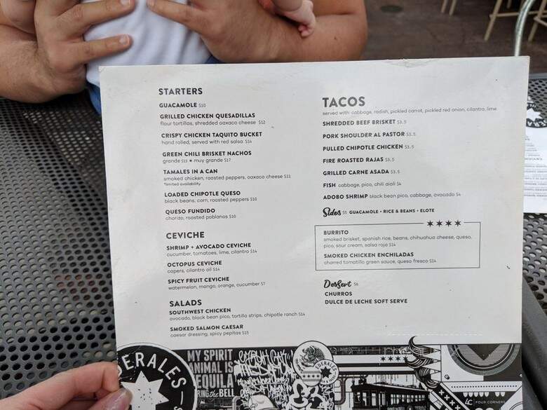 Federales - Chicago, IL menu_pic