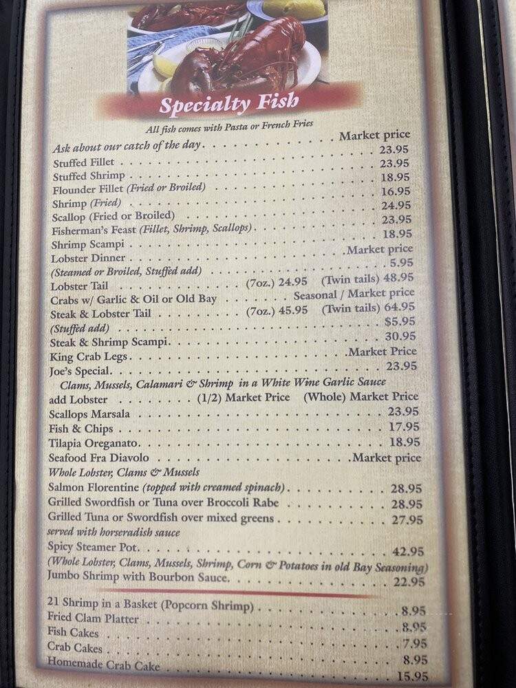 Lobster House Joe's - Staten Island, NY menu_pic