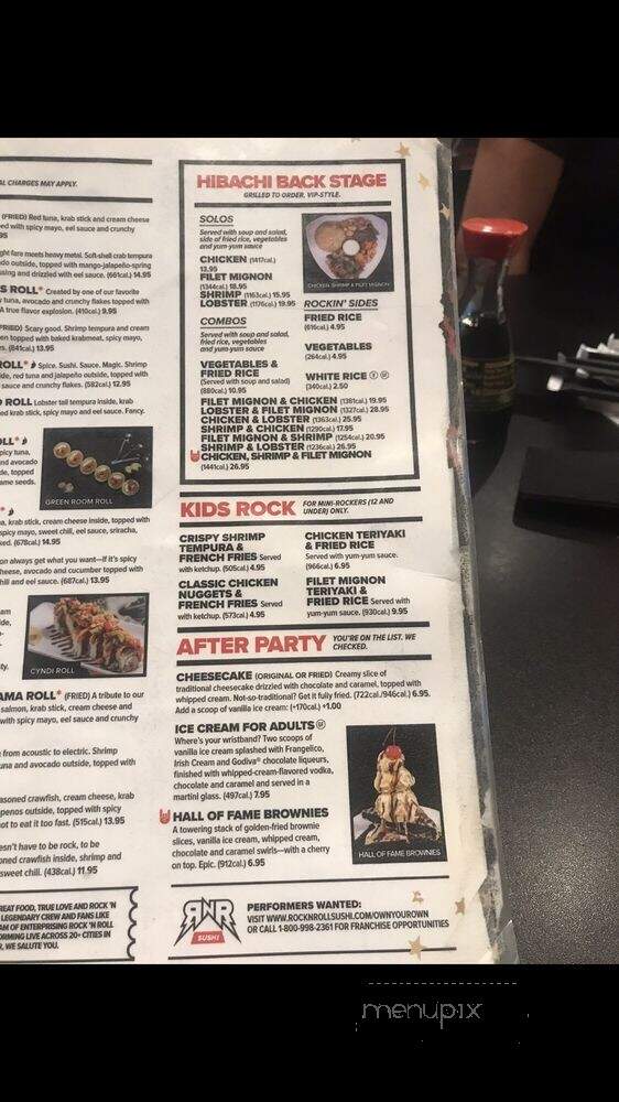 Rock N Roll Sushi - Dothan, AL menu_pic