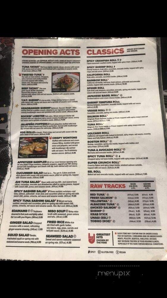 Rock N Roll Sushi - Dothan, AL menu_pic
