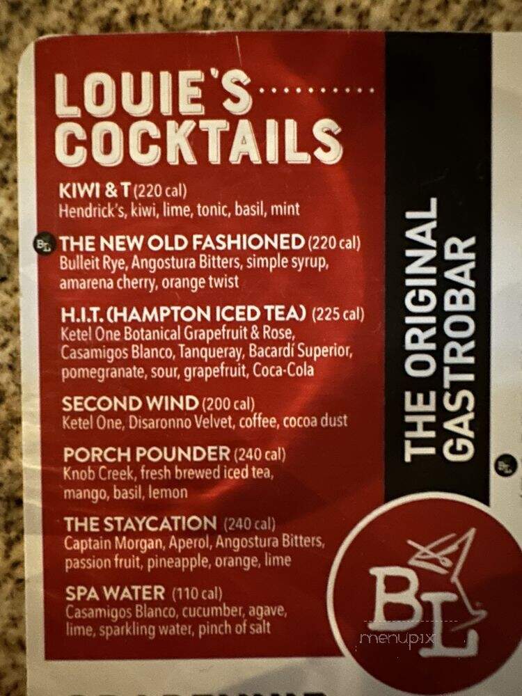 Bar Louie - Northridge, CA menu_pic