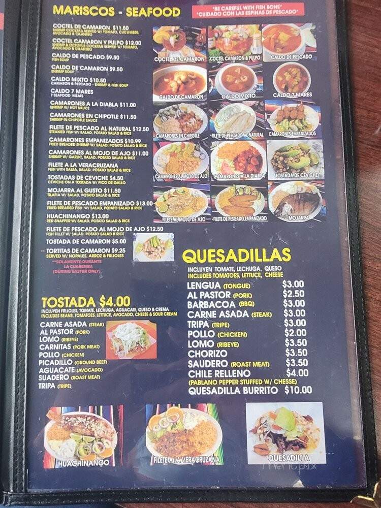 Burritos Locos #2 - Hurst, TX menu_pic