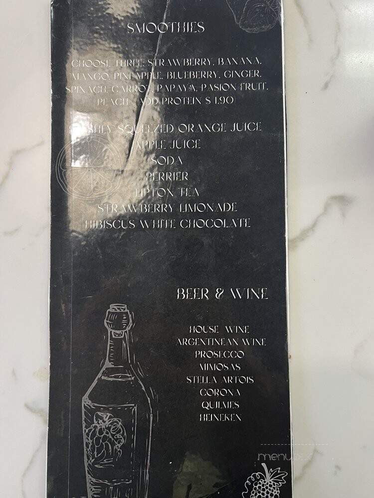 Amarena Bakery & Bistro - Lauderhill, FL menu_pic