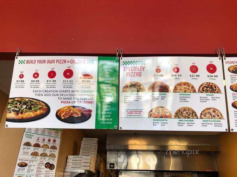 Mik's Pizza - Oxnard, CA menu_pic