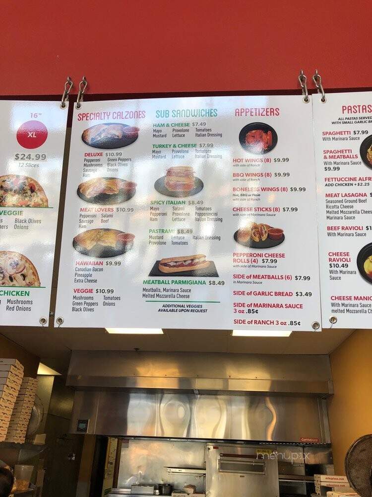 Mik's Pizza - Oxnard, CA menu_pic
