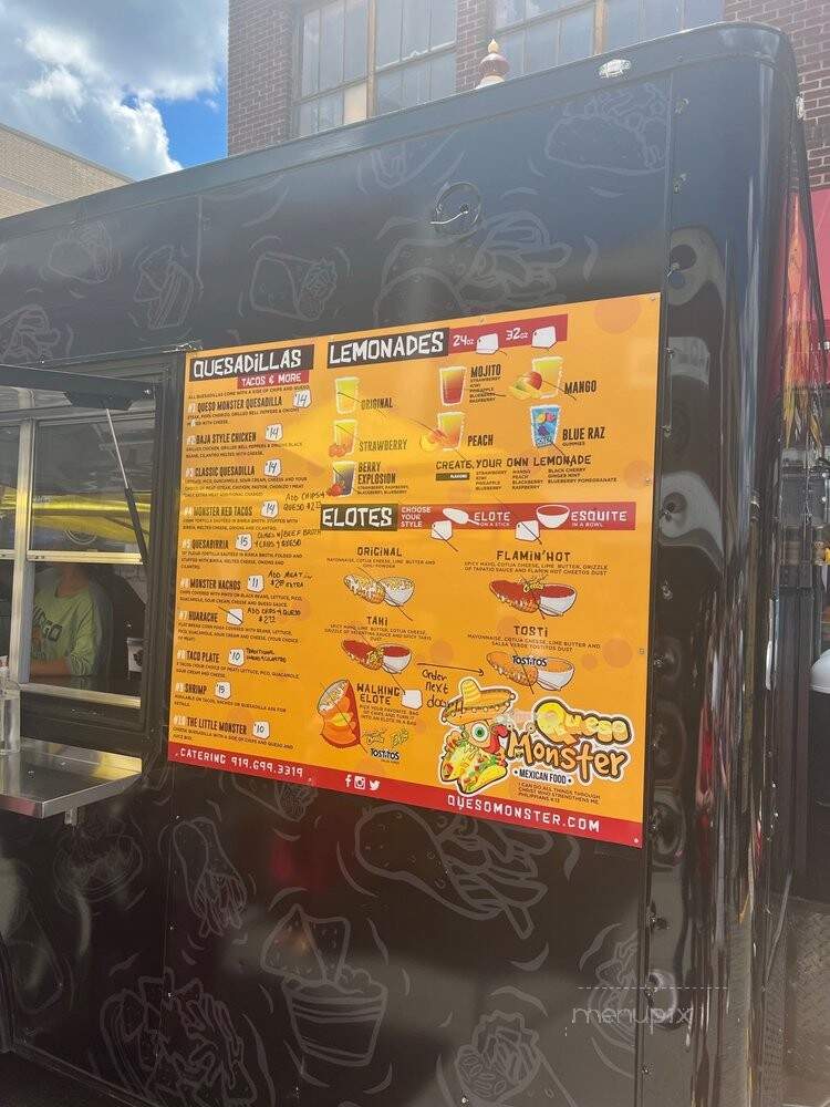 Queso Monster - Durham, NC menu_pic