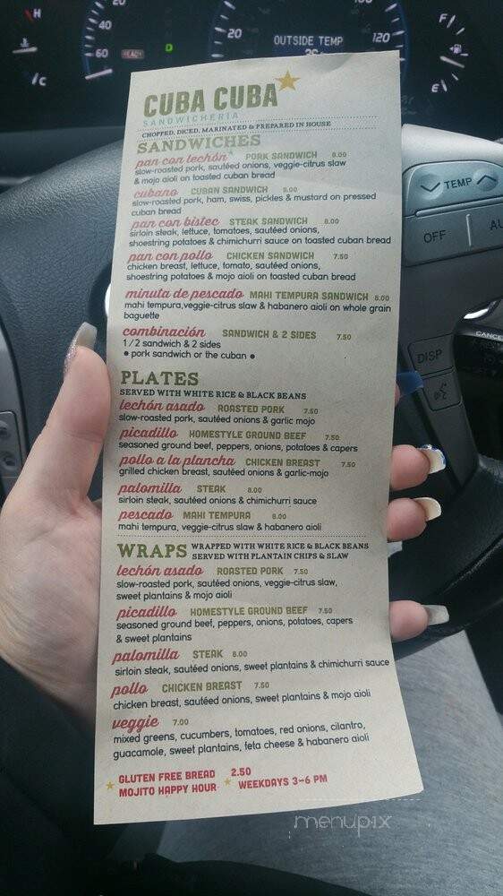 Cuba Cuba Sandwicheria - Denver, CO menu_pic