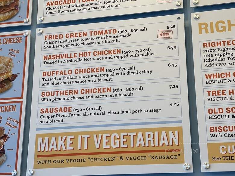 Rise Biscuits & Donuts - Raleigh, NC menu_pic