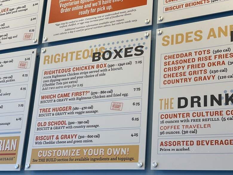 Rise Biscuits & Donuts - Raleigh, NC menu_pic