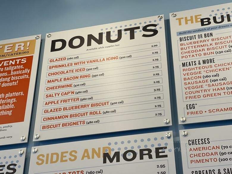 Rise Biscuits & Donuts - Raleigh, NC menu_pic