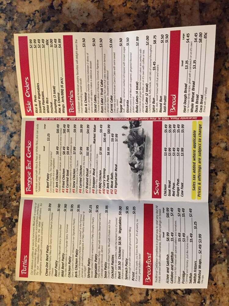Golden Krust - Plantation, FL menu_pic