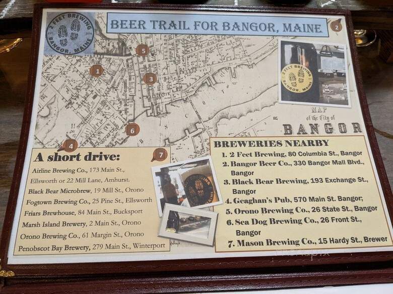 2 Feet Brewing - Bangor, ME menu_pic