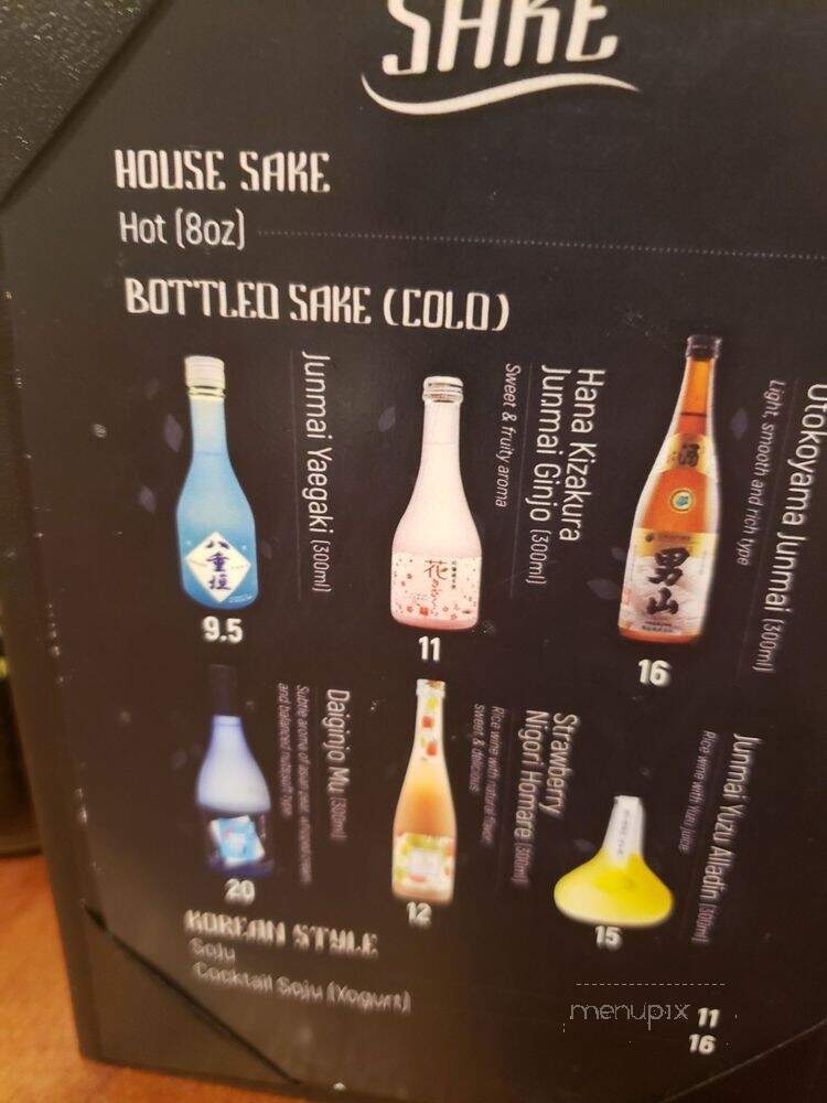Modu Sushi - Clifton Park, NY menu_pic