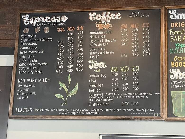 Brew On The Grid - Worcester, MA menu_pic