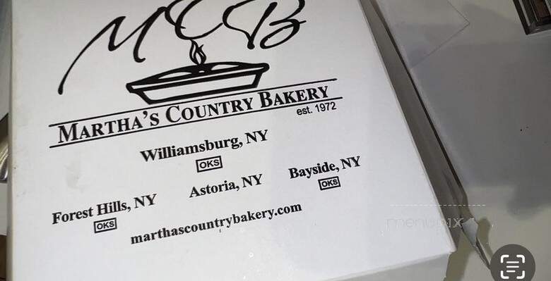 Martha's Country Bakery - Brooklyn, NY menu_pic