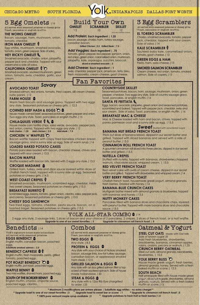 Yolk - Indianapolis, IN menu_pic