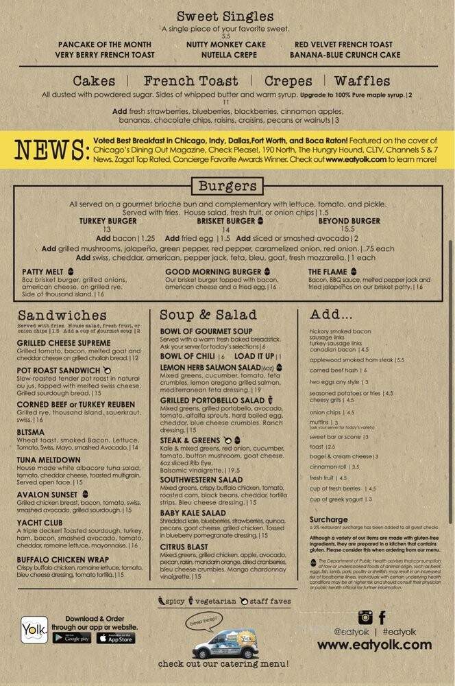 Yolk - Indianapolis, IN menu_pic
