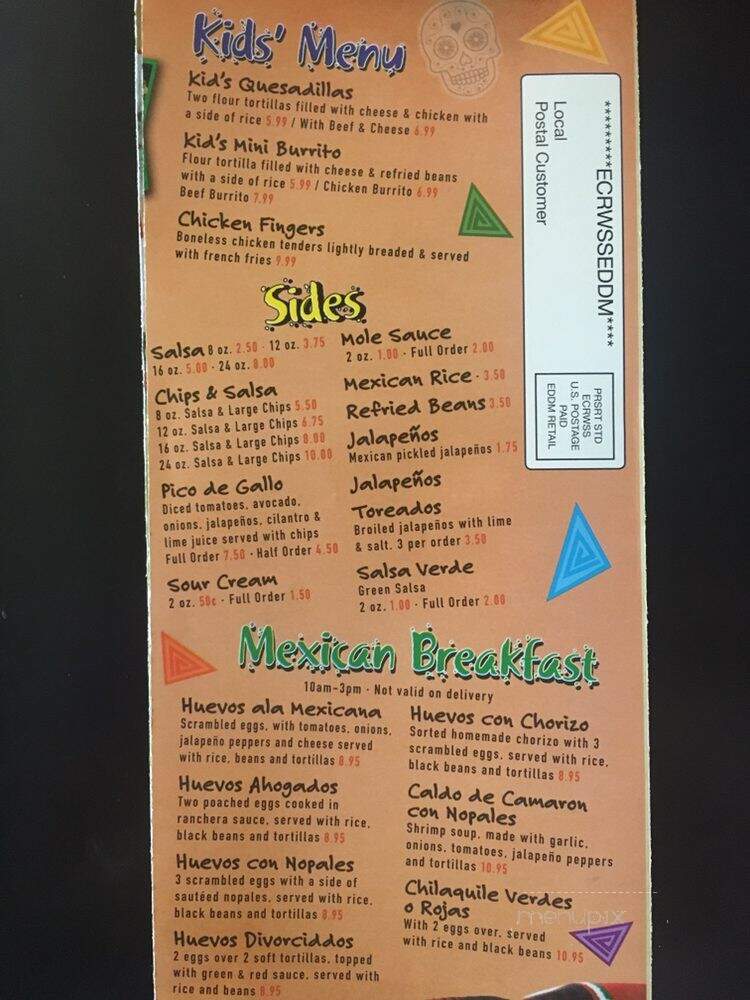 El Tipico - Somers Point, NJ menu_pic