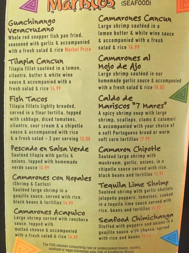 El Tipico - Somers Point, NJ menu_pic