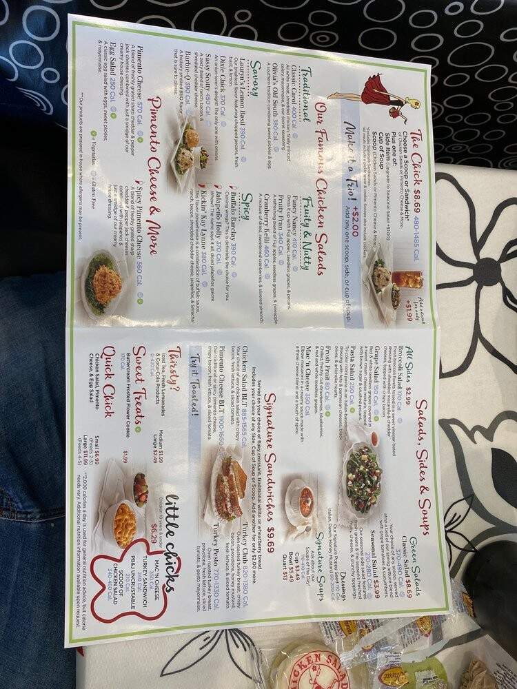 Chicken Salad Chick - Jacksonville, FL menu_pic