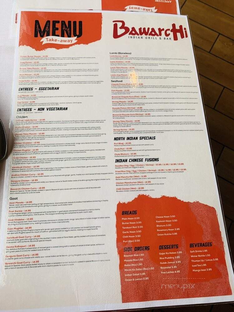 Bawarchi Biryani Point - Brandon, FL menu_pic