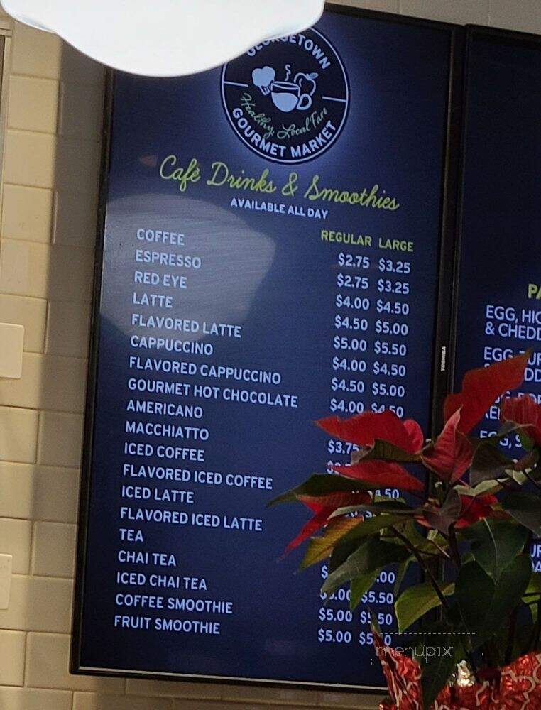 Georgetown Gourmet Market - Arlington, VA menu_pic