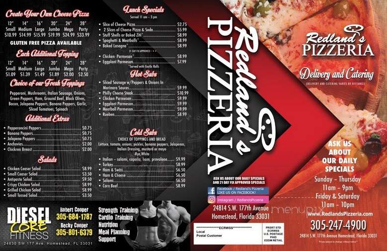 Redland's Pizzeria - Homestead, FL