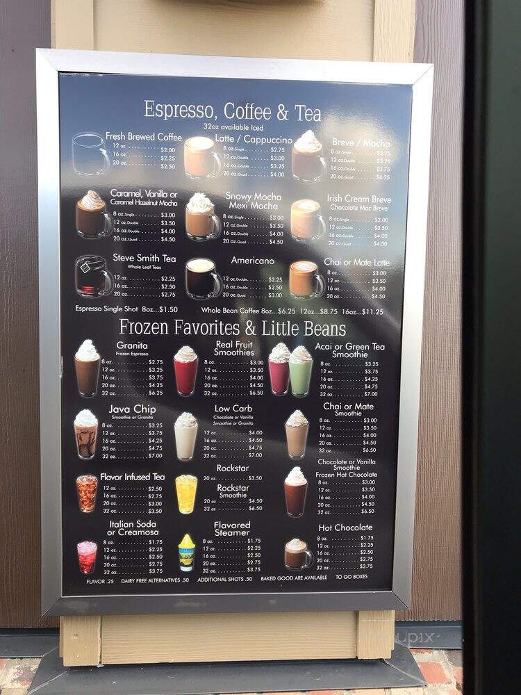 The Human Bean - Eugene, OR menu_pic