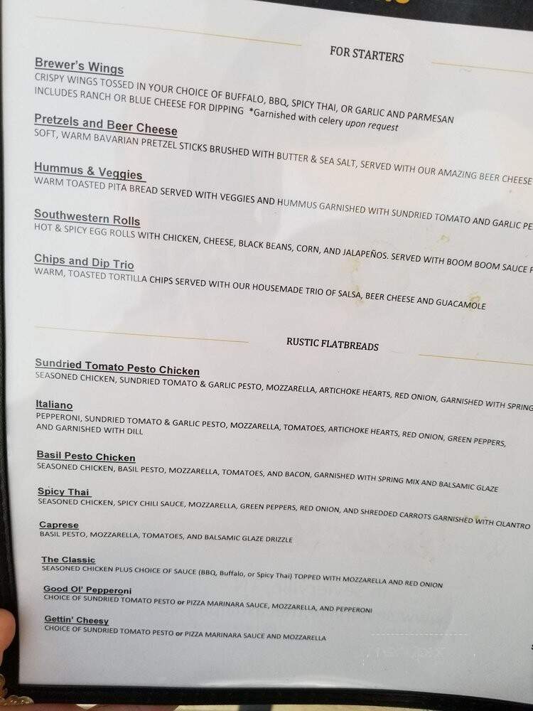 The Casual Pint - Sevierville, TN menu_pic