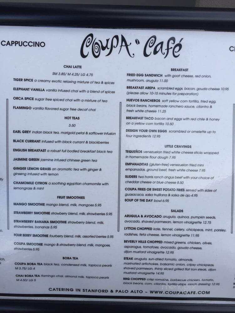 Coupa Cafe - Palo Alto, CA