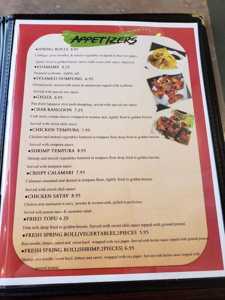 Hideko Sushi & Thai - Sarasota, FL menu_pic