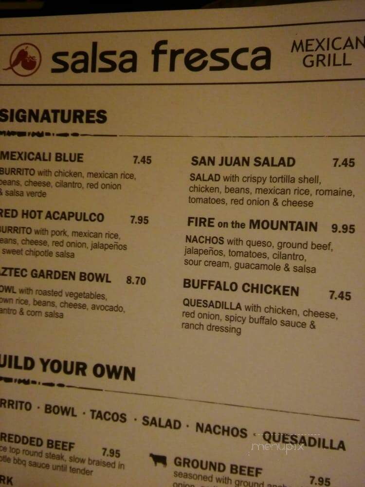 Salsa Fresca Mexican Grill - Carmel, NY