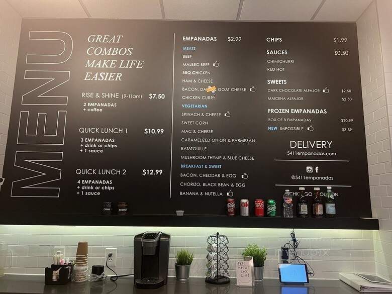 5411 Empanadas - Houston, TX menu_pic