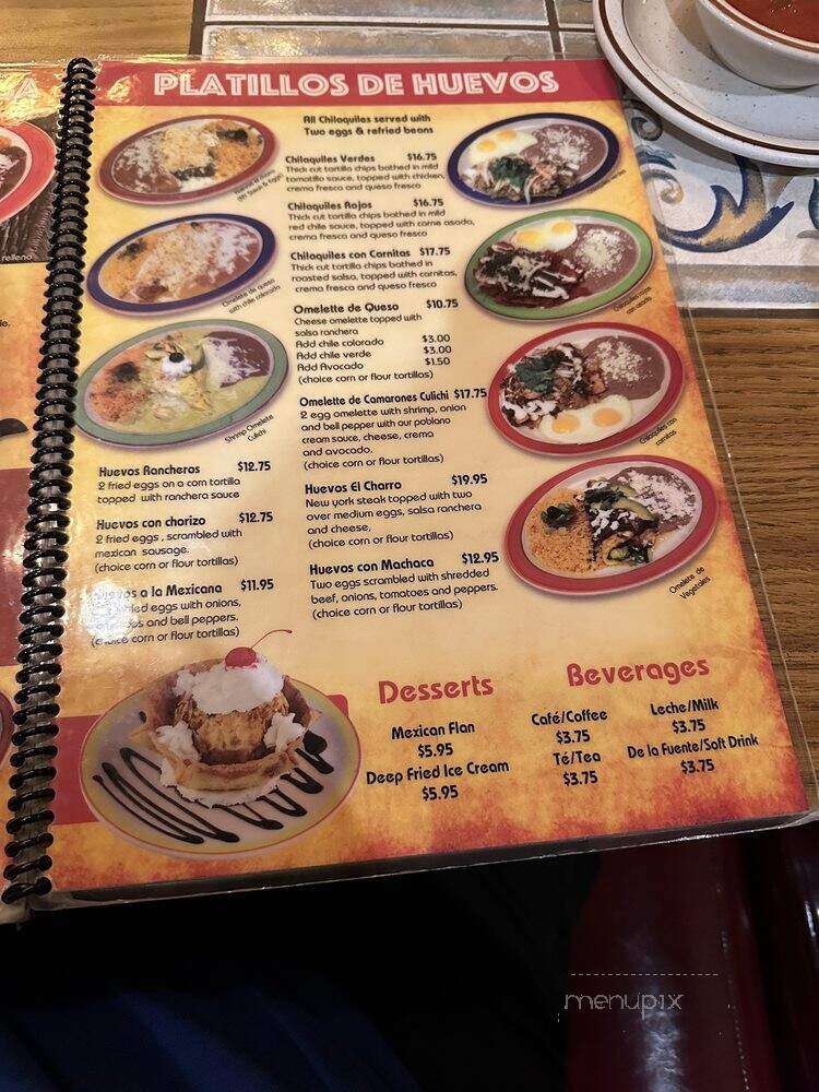 La Cocina Bar & Grill - Santa Clarita, CA menu_pic