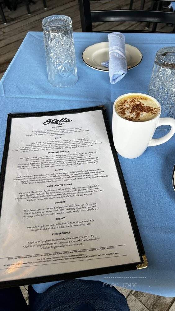 Stella Artisan Italian - Ridgewood, NJ menu_pic