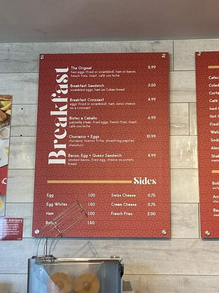 Vicky Cafe FIU - Miami, FL menu_pic