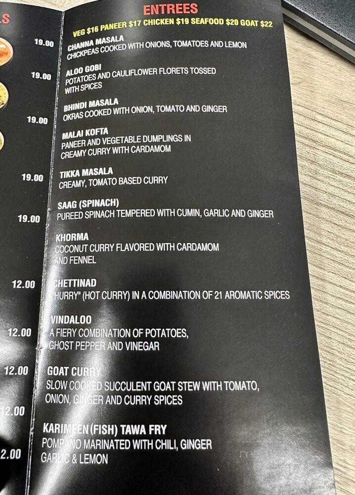 Manjal Indian Fusion - Fair Lawn, NJ menu_pic