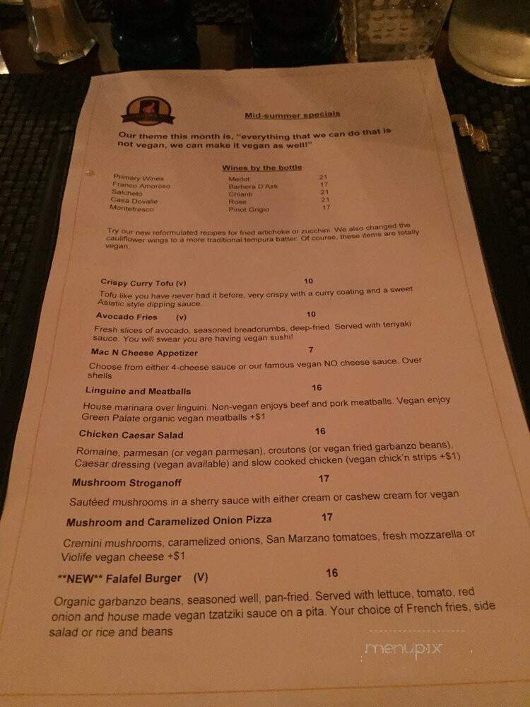 Woodstock Pizza and Trattoria - Woodstock, NY menu_pic