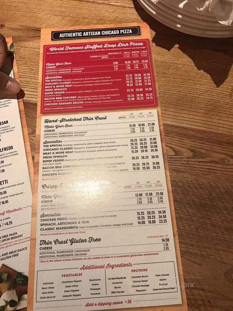 Giordano's - Richfield, MN menu_pic