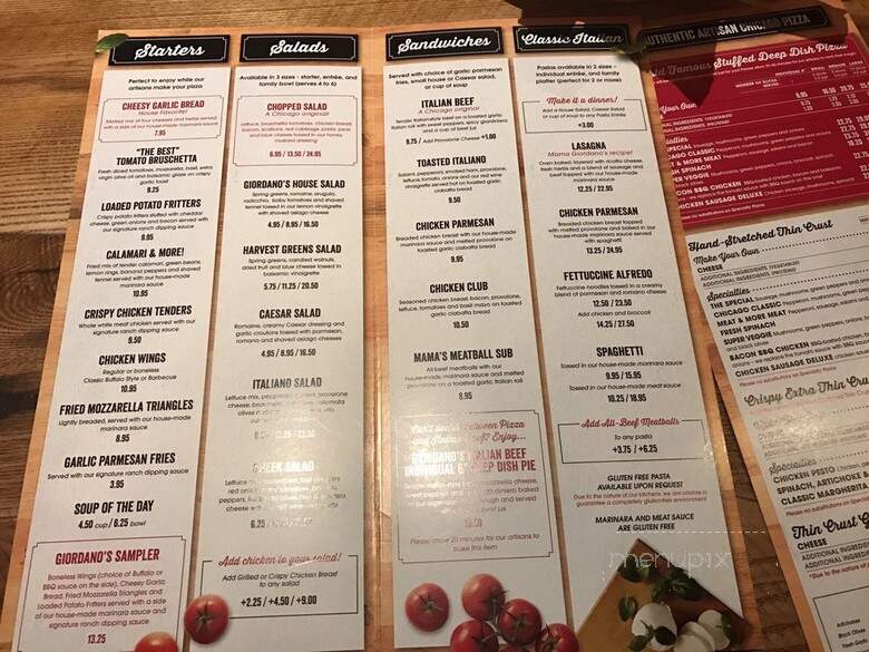 Giordano's - Richfield, MN menu_pic