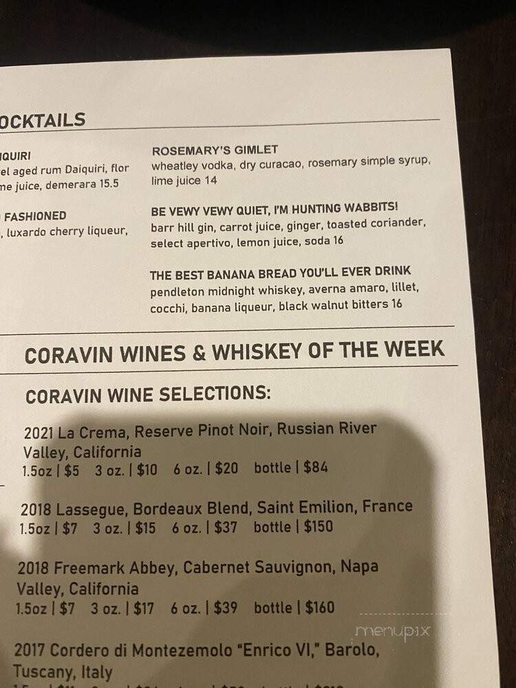 Avelina - Denver, CO menu_pic