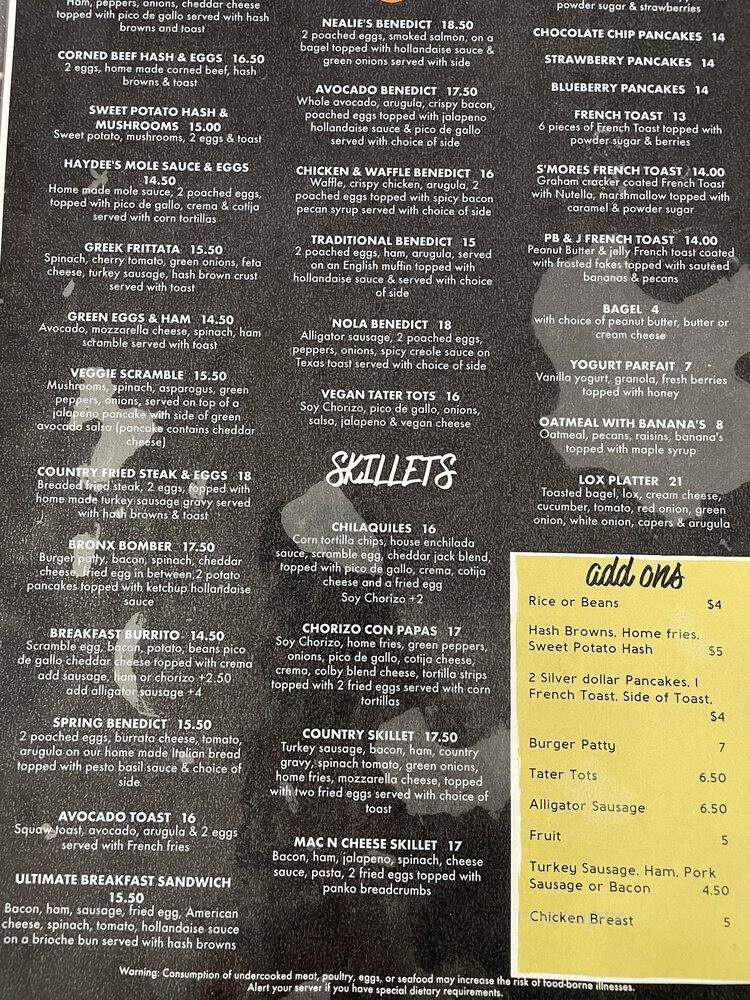 Nealie's skillet - Santa Clarita, CA menu_pic