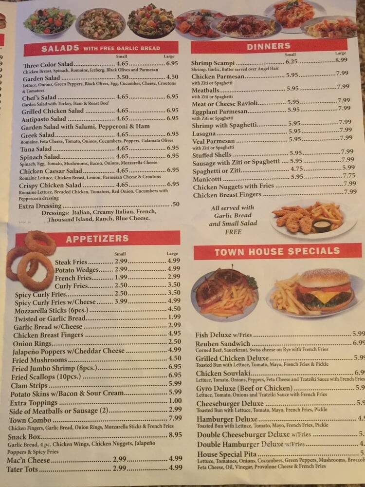 Town Pizza - Lansing, MI menu_pic