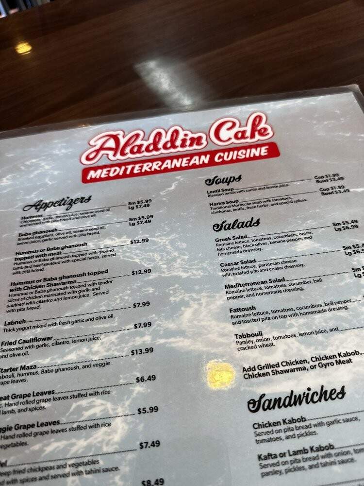 Aladdin Cafe - Crowley, TX