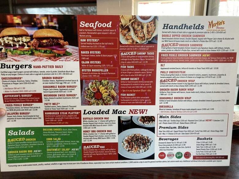 Jefferson's Restaurant - Lawrence, KS menu_pic