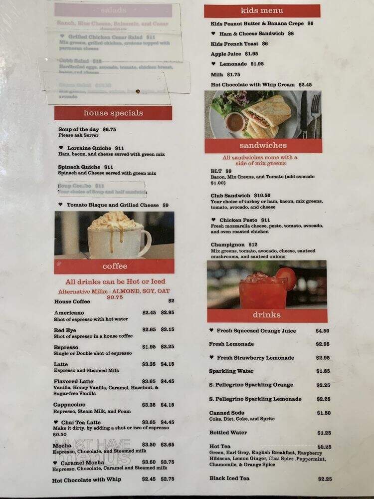 The Crepery Cafe - Rolling Hills Estates, CA menu_pic