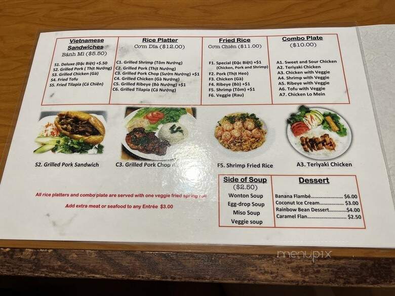 Saigon Cafe - Zephyrhills, FL menu_pic